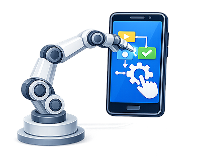 Automação pronta para usar, amigável para desenvolvedores